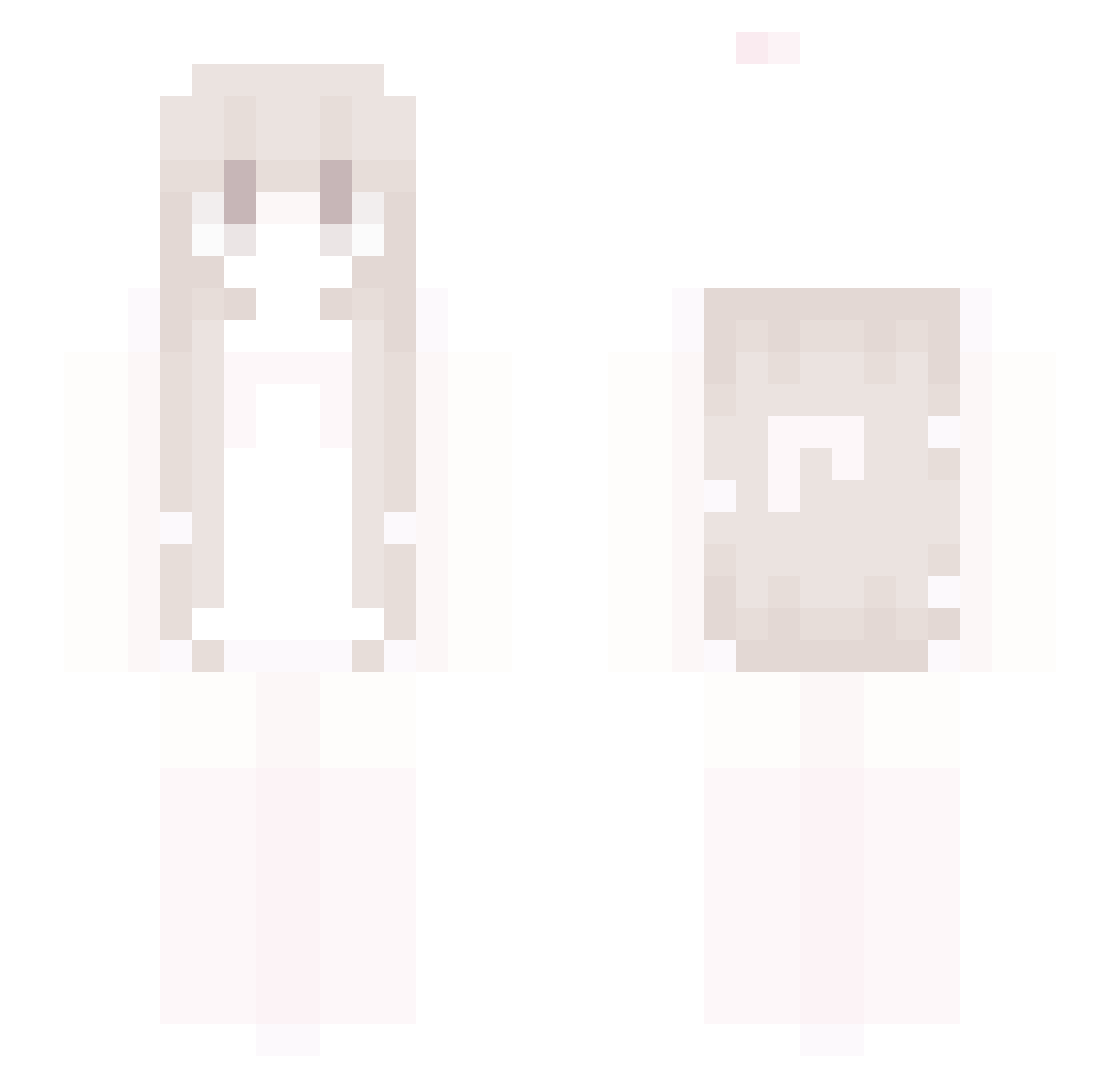 s_suzutan Minecraft skin, front and back view