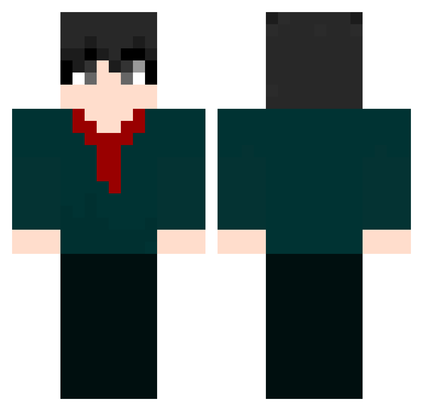 tjdgus08 Minecraft skin, front and back view
