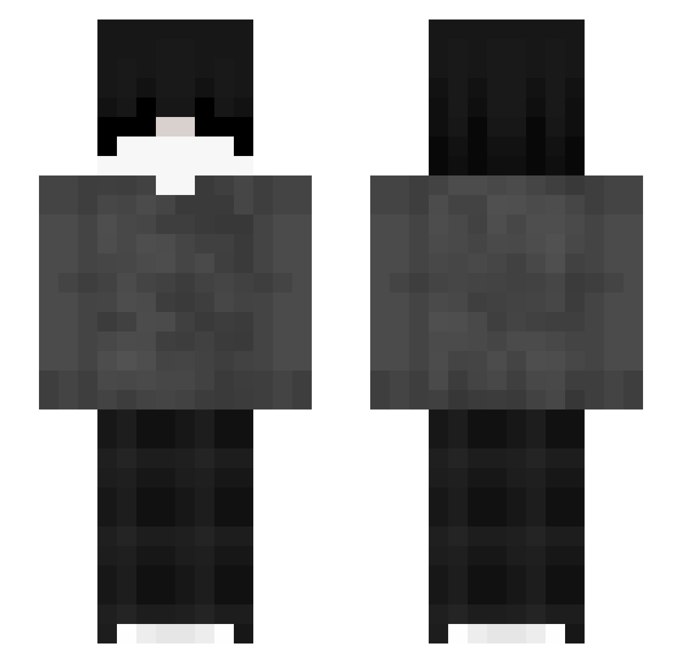 Codie Minecraft skin, front and back view