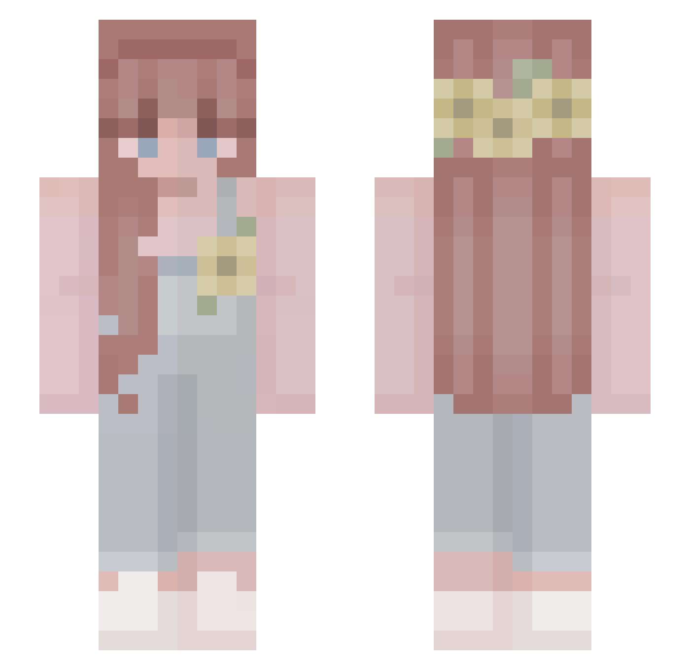wwon_ Minecraft skin, front and back view