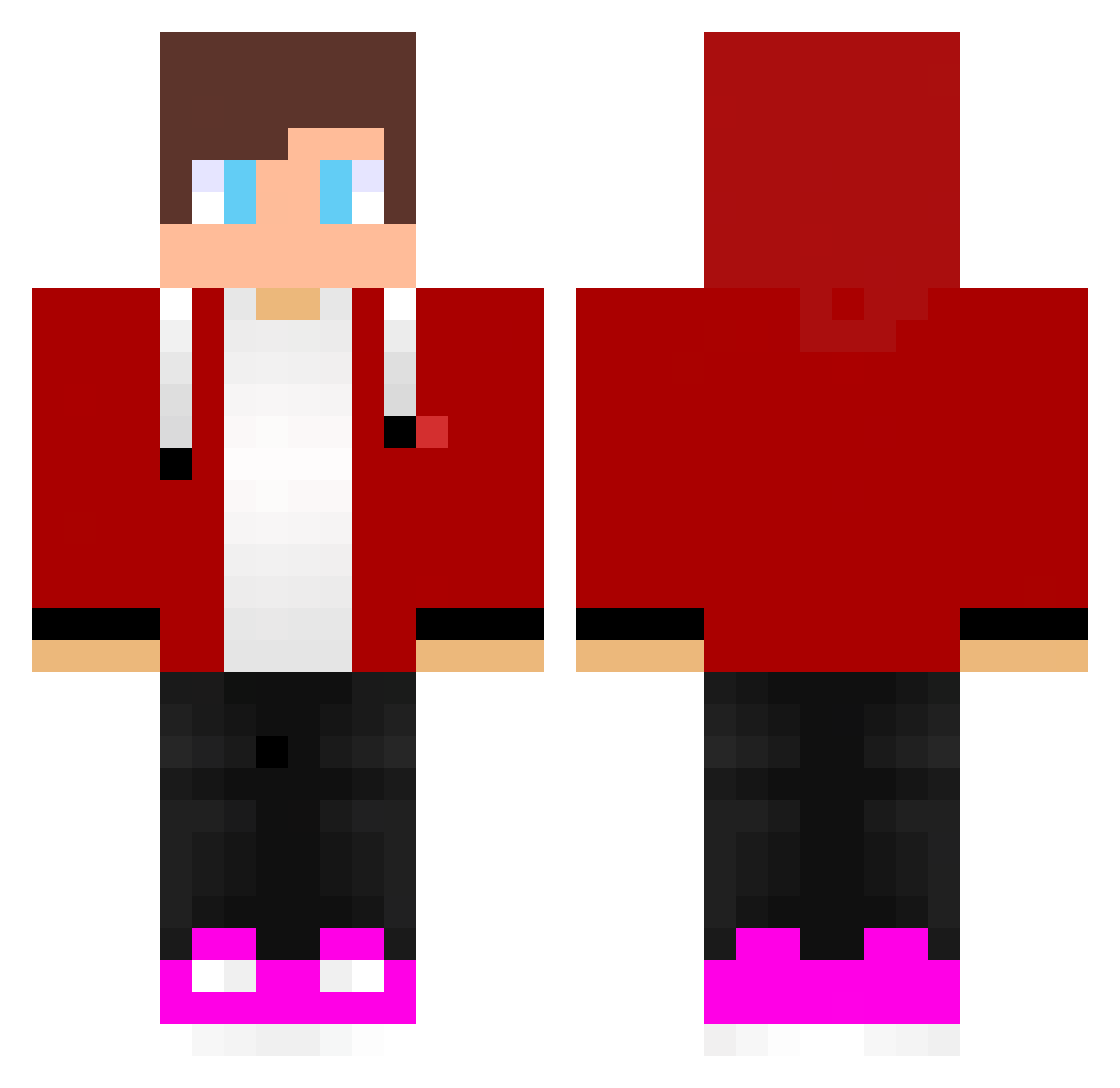 RodderOwnsAlexon Minecraft skin, front and back view