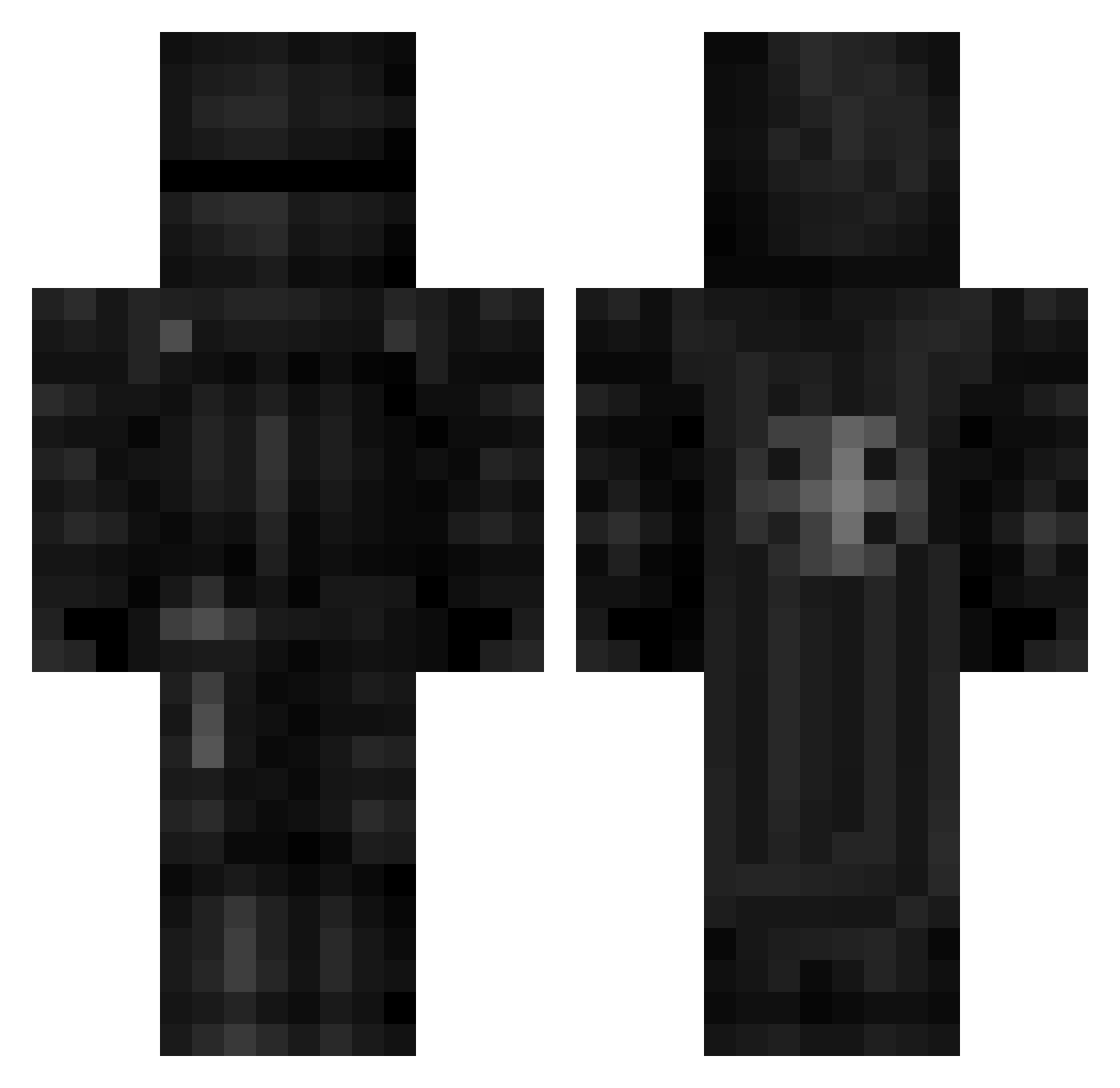 _void_shadow_ Minecraft skin, front and back view