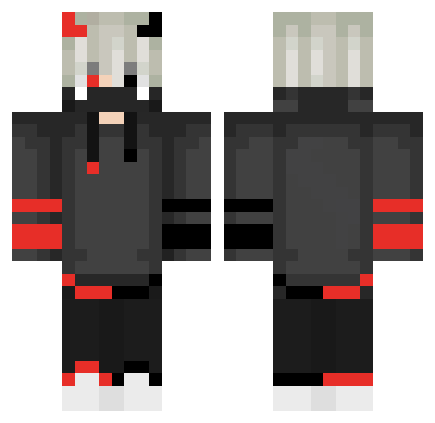 Storm_Rage Minecraft skin, front and back view