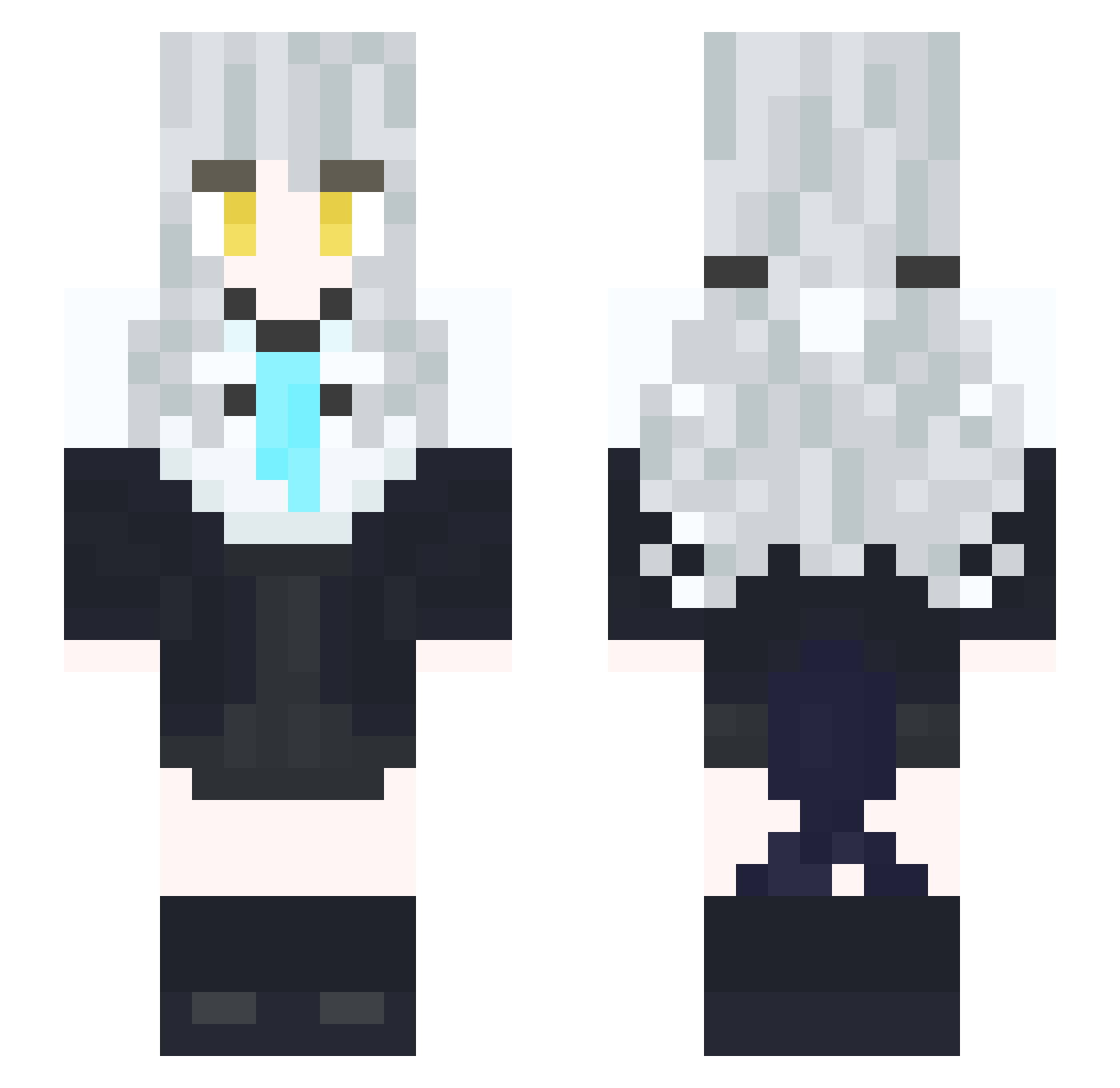 saidaaa0615 Minecraft skin, front and back view