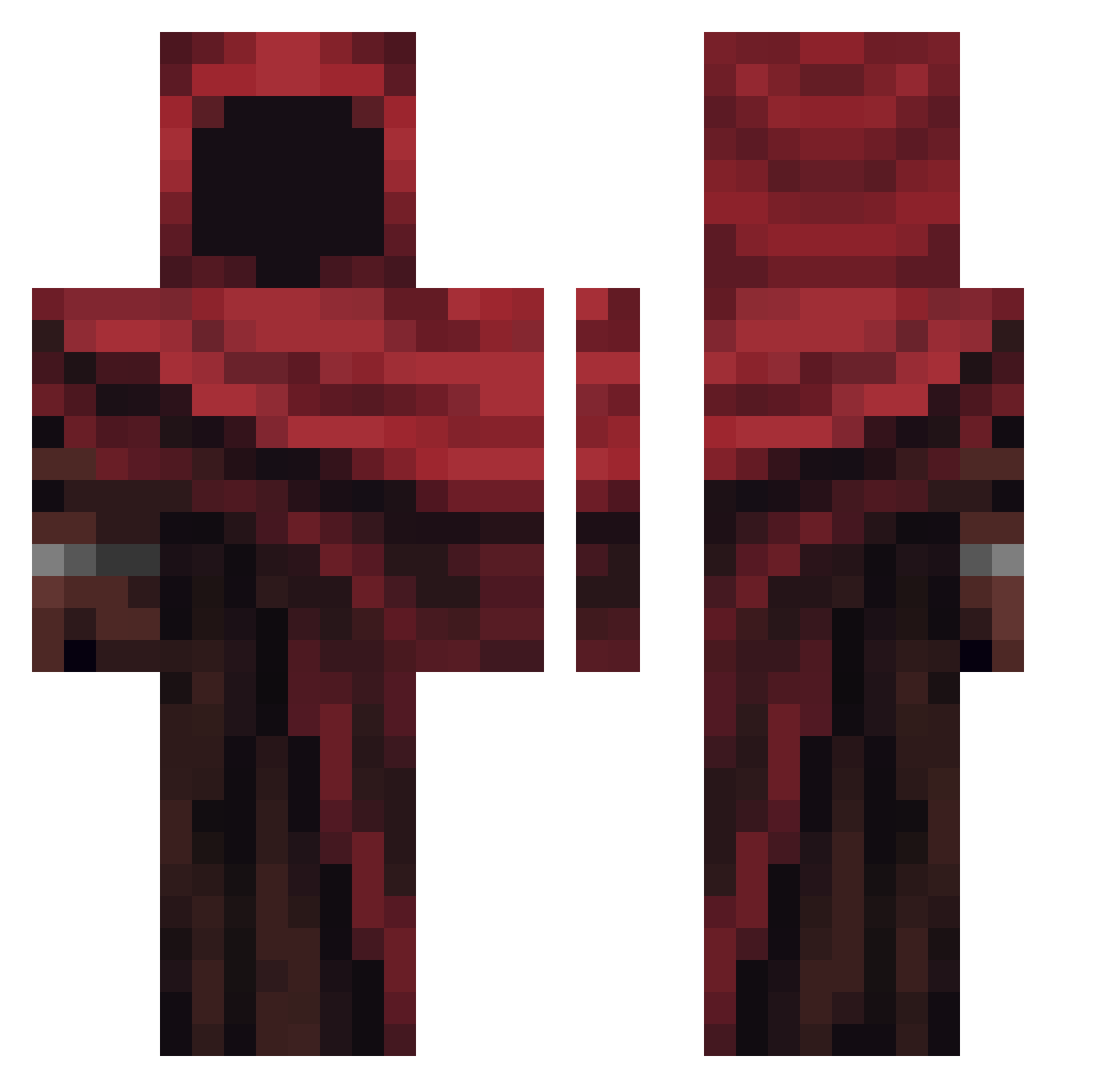 Lepre26 Minecraft skin, front and back view