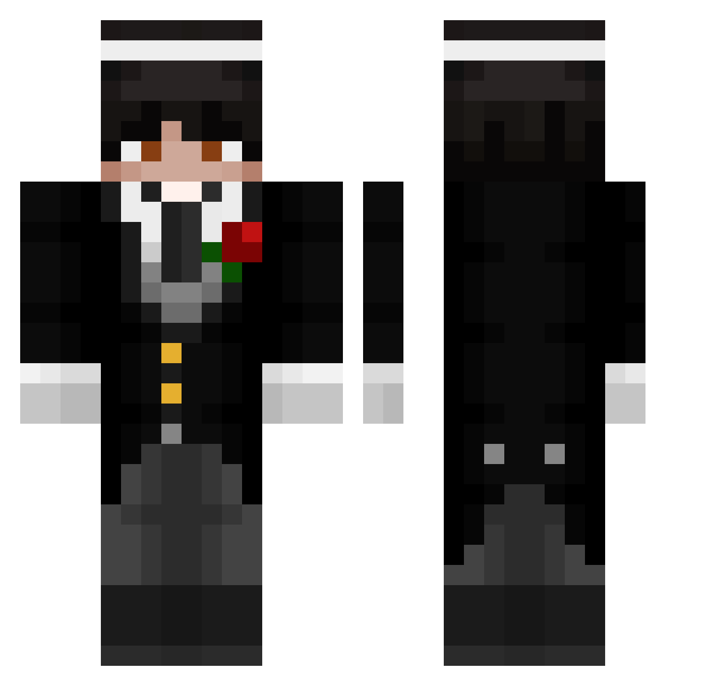 rzezn1k_ Minecraft skin, front and back view