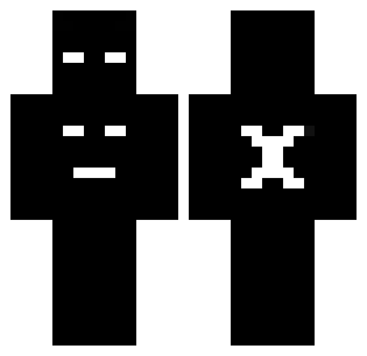 xtheonorio Minecraft skin, front and back view