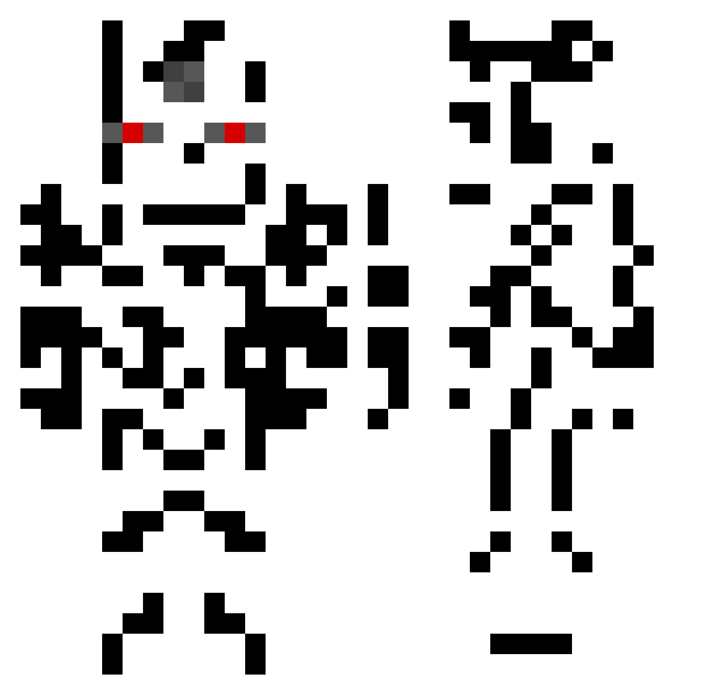 ZKKevin Minecraft skin, front and back view