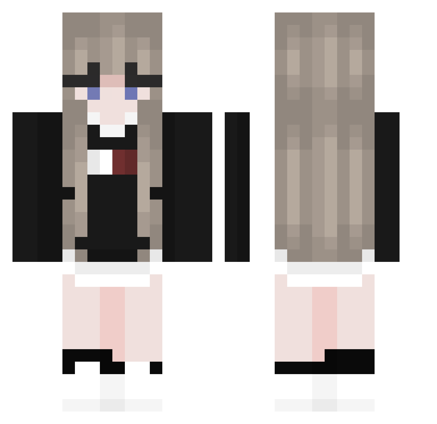 M4yson Minecraft skin, front and back view