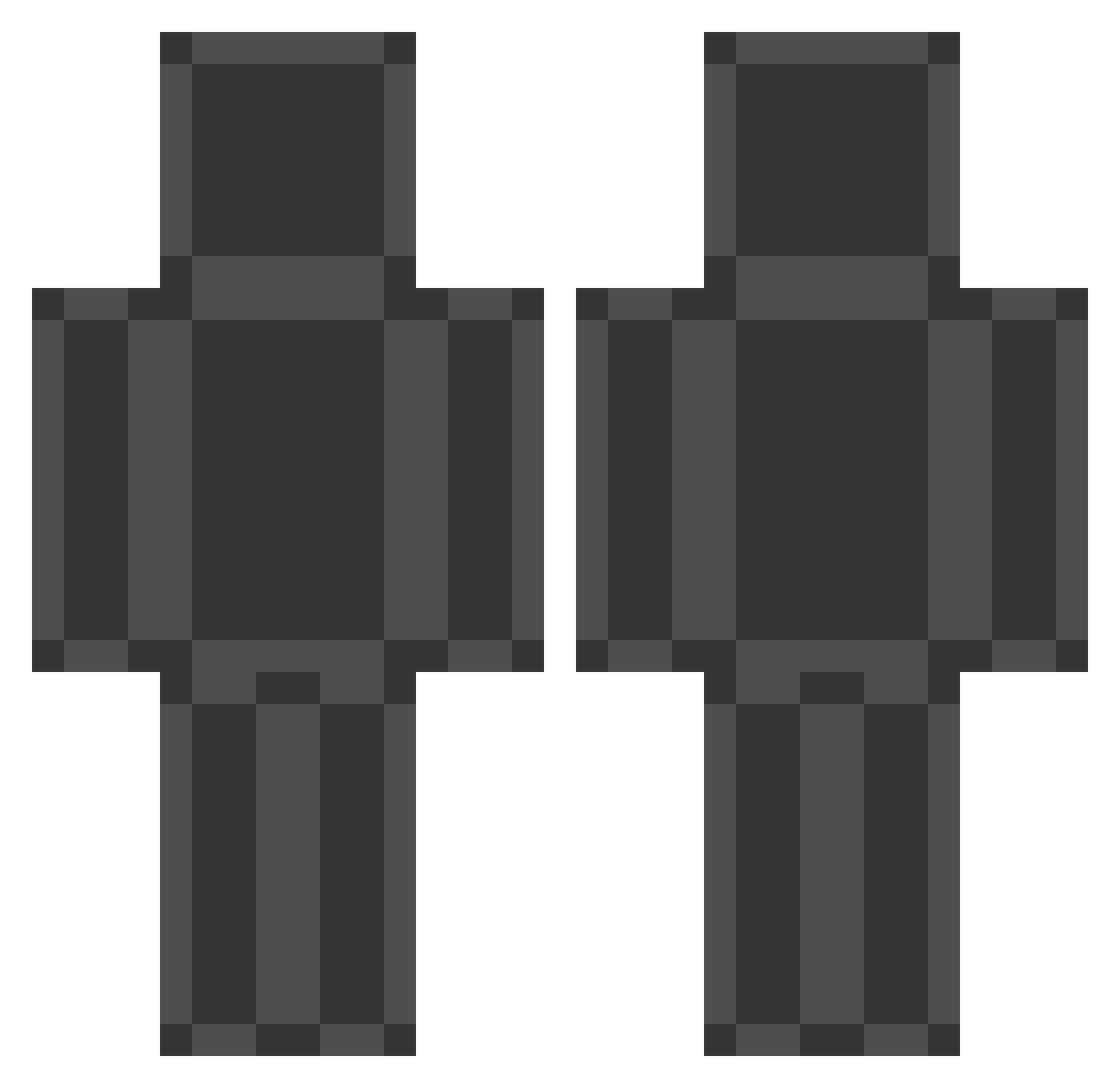 Storm_Ninja_King Minecraft skin, front and back view