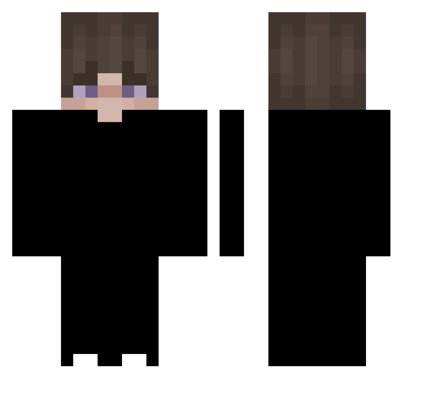 Thanh_Senpai Minecraft skin, front and back view