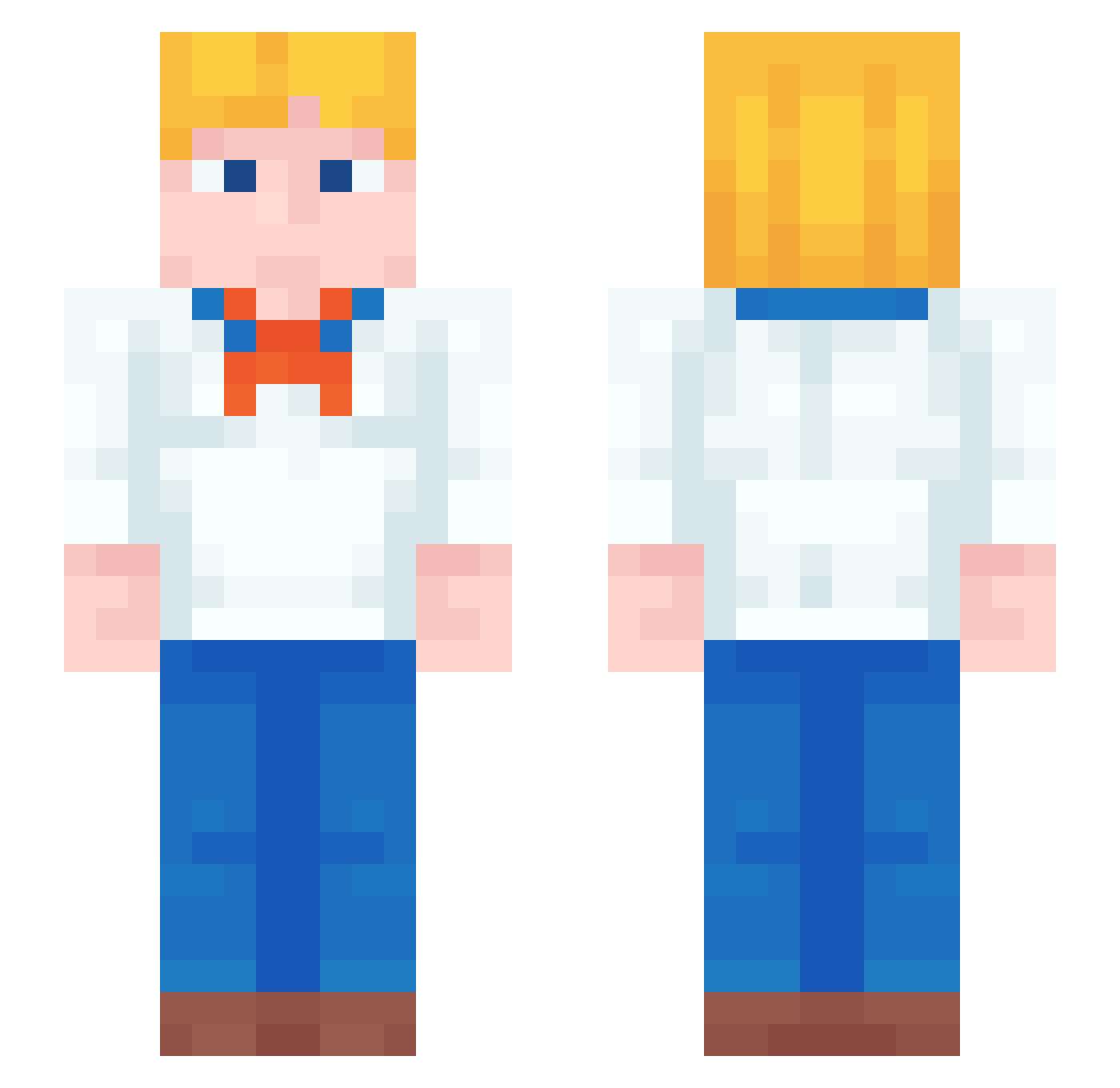 ThatsCosmo Minecraft skin, front and back view
