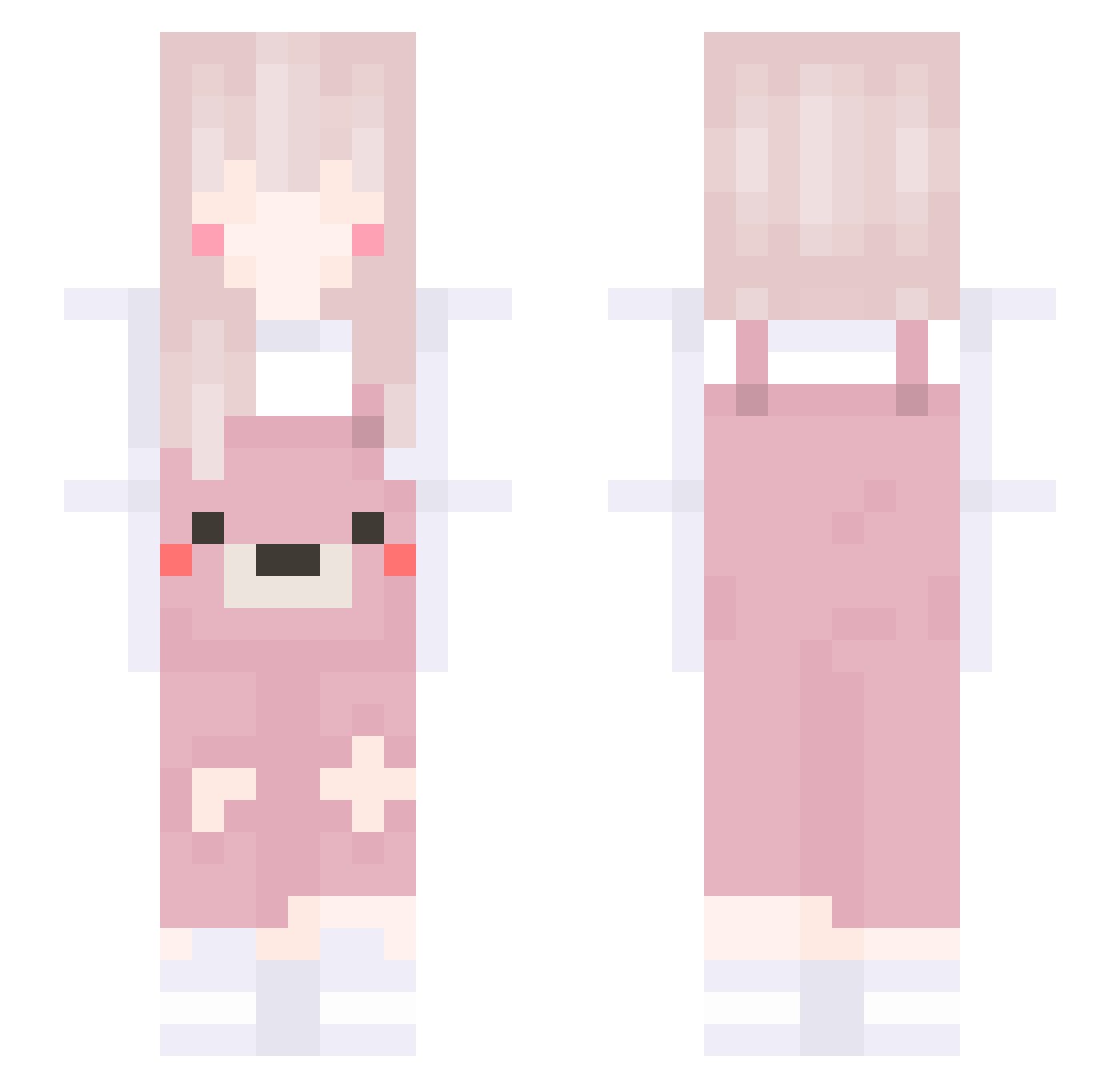 previous_win Minecraft skin, front and back view