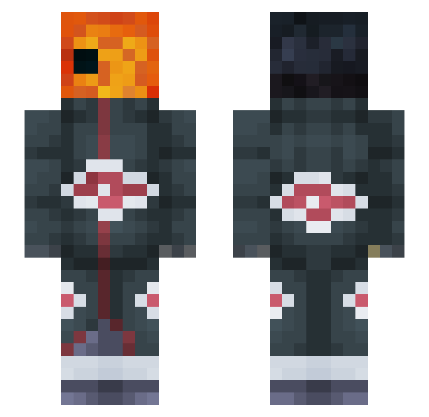Sweatshirtboi16 Minecraft skin, front and back view