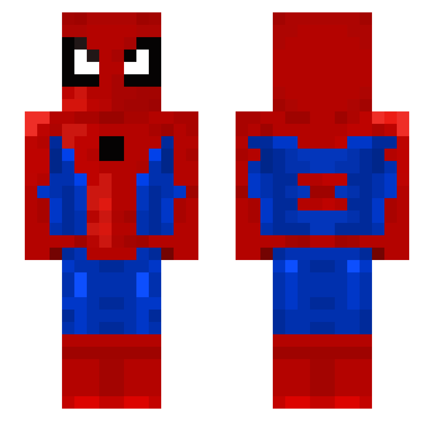 TheSexyLlamaFTW Minecraft skin, front and back view