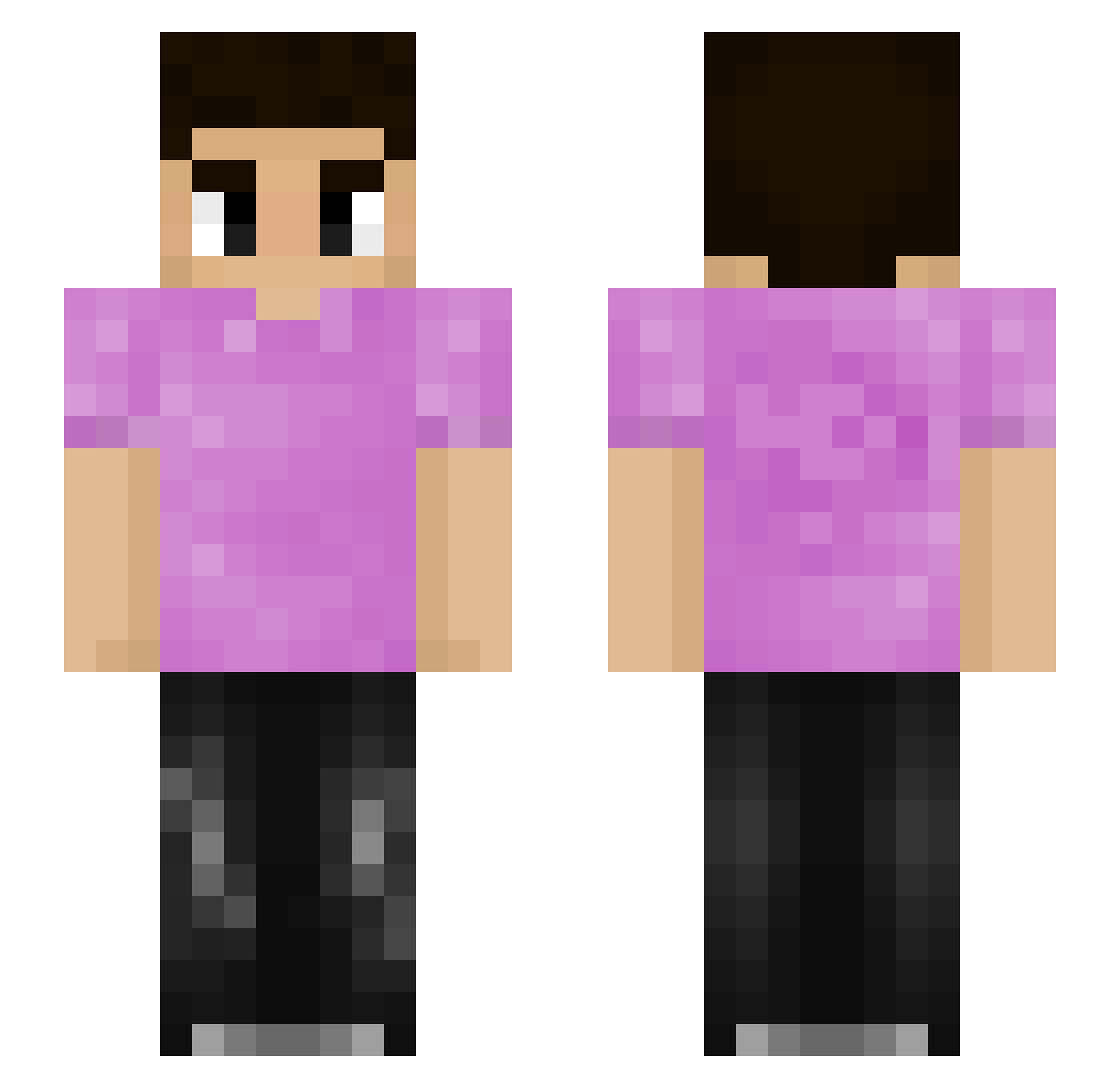 Electric_Alfil Minecraft skin, front and back view