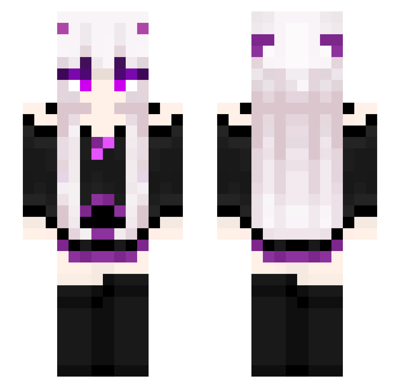 wbltfm Minecraft skin, front and back view