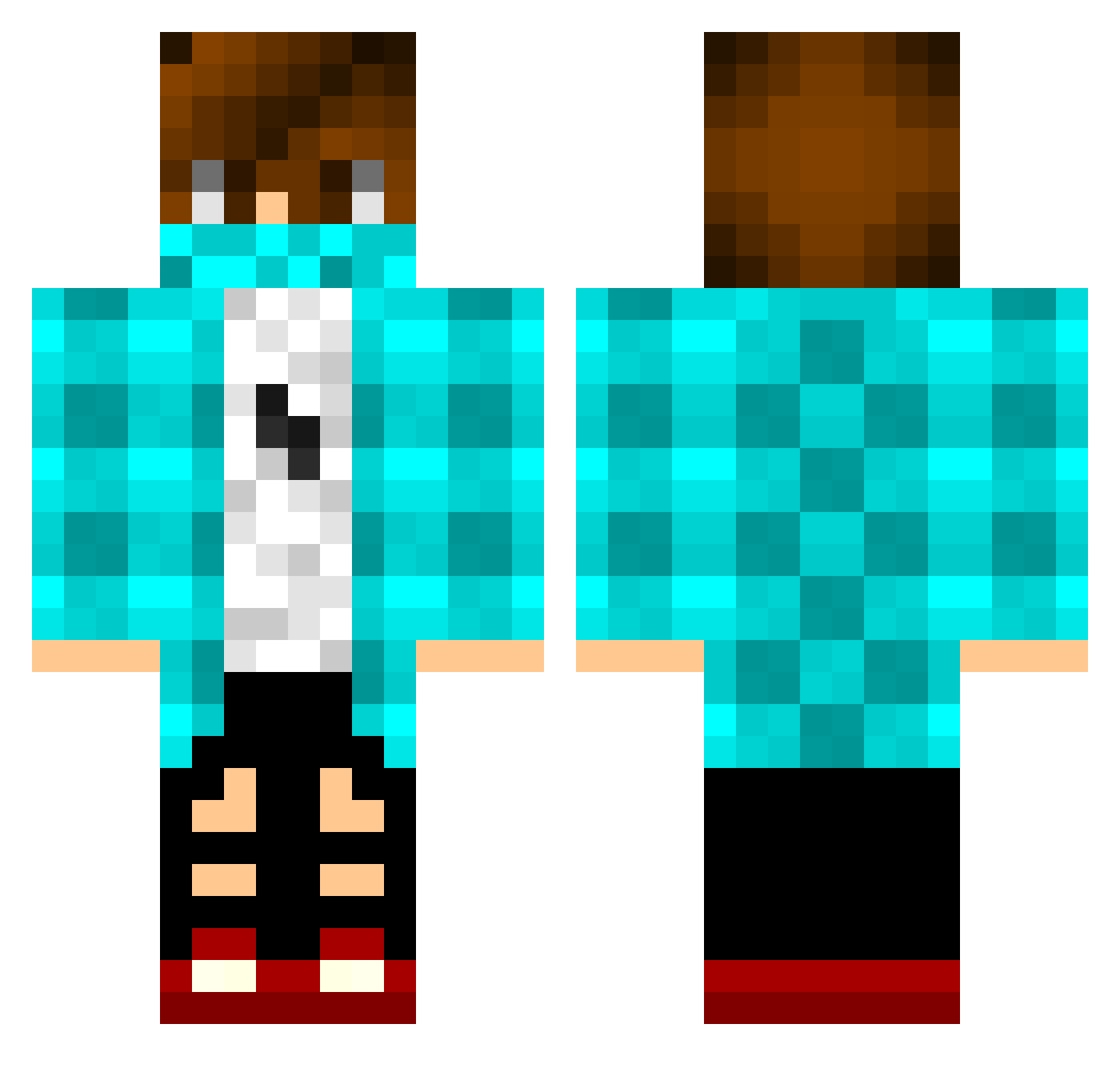 StormPatrikCZ Minecraft skin, front and back view