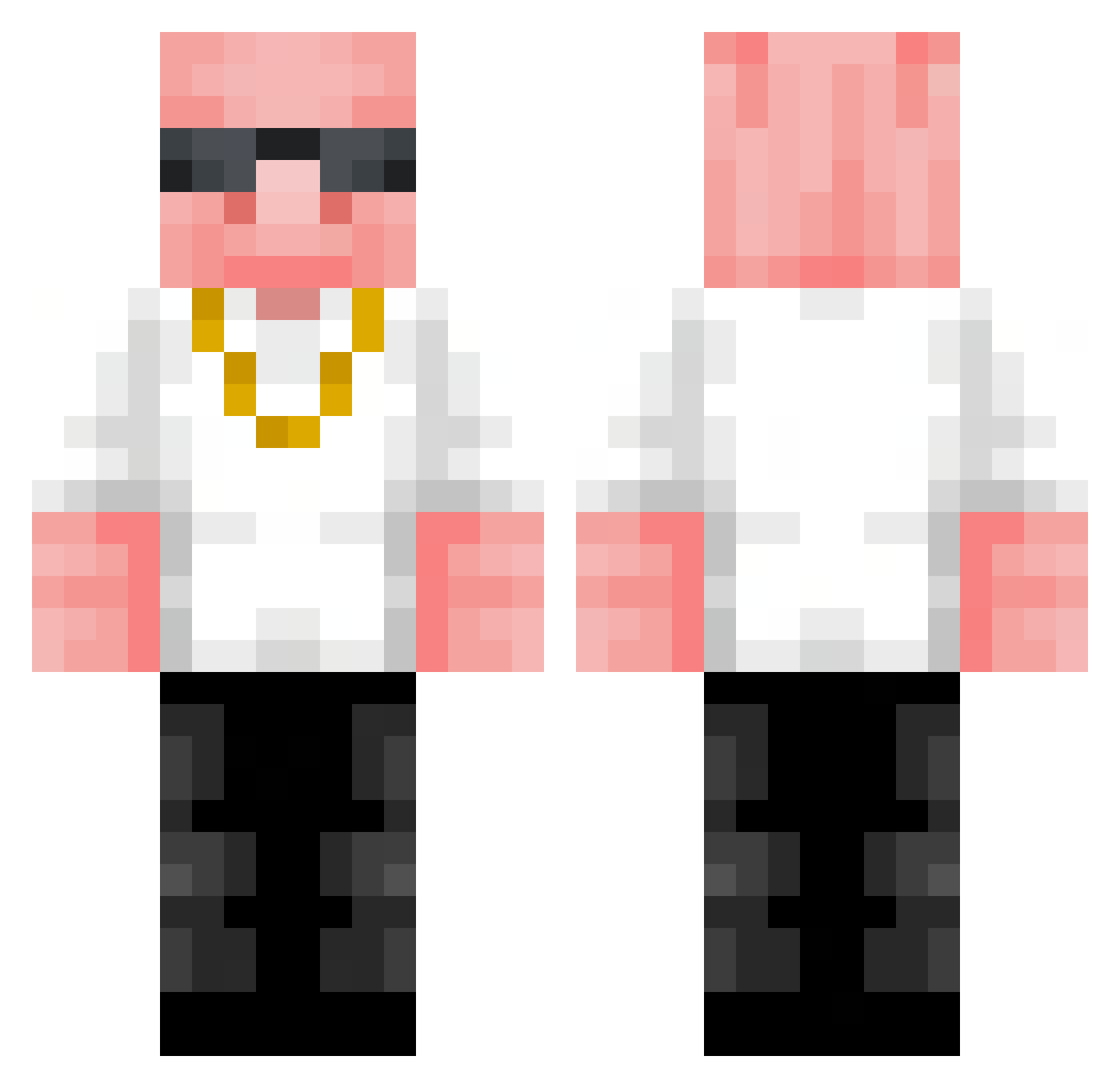 salv31pett Minecraft skin, front and back view