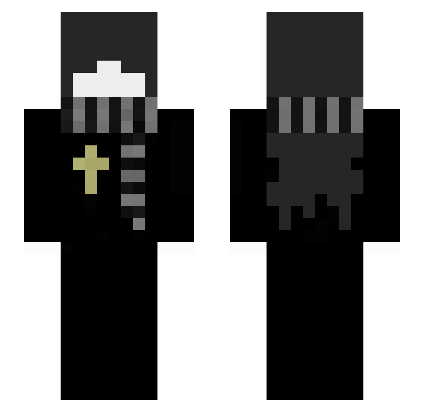 Tambollym Minecraft skin, front and back view