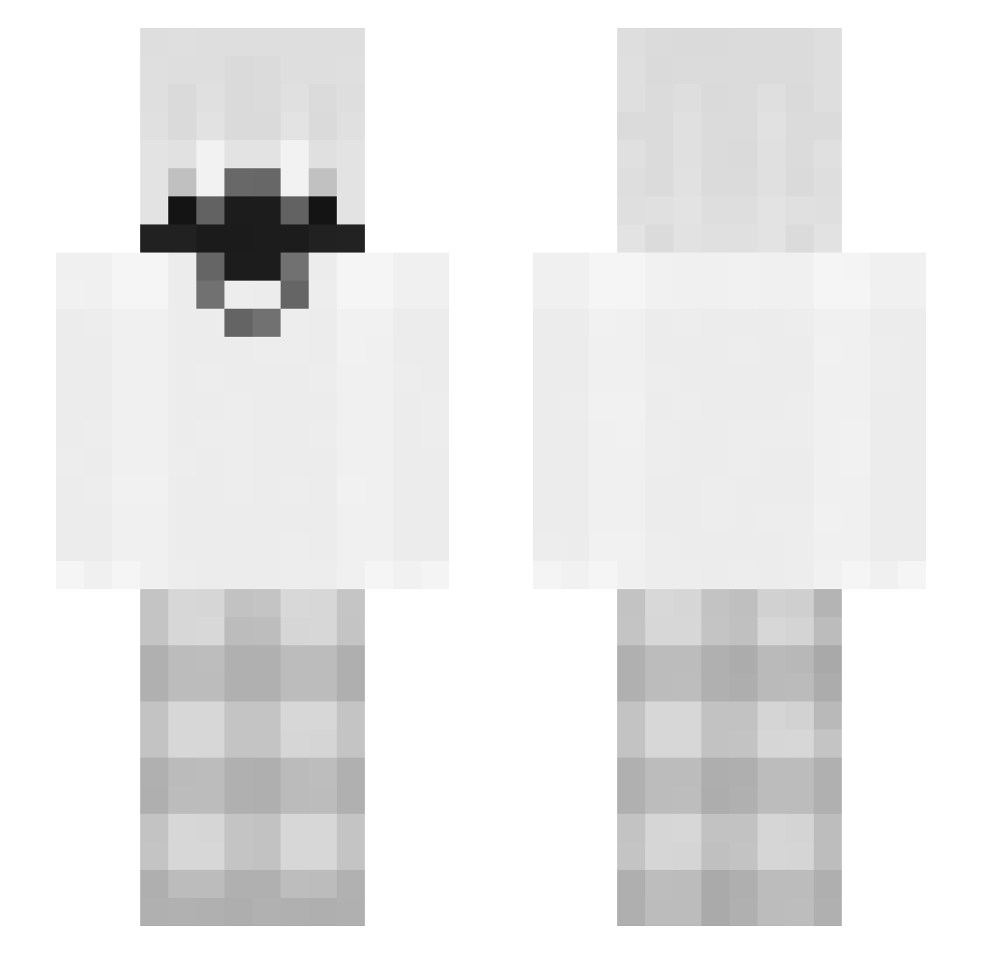 rxyz7 Minecraft skin, front and back view