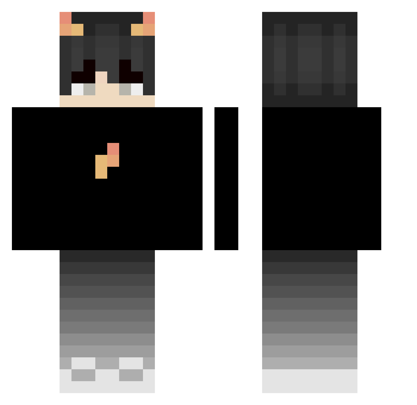 kareemmarie1 Minecraft skin, front and back view