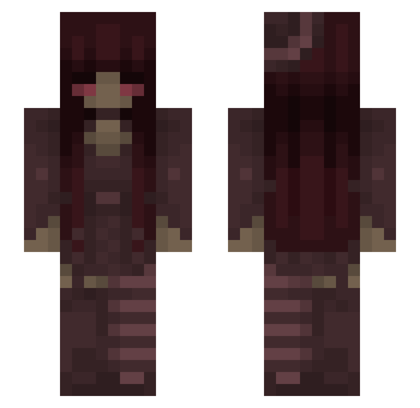 __Mikooo__ Minecraft skin, front and back view