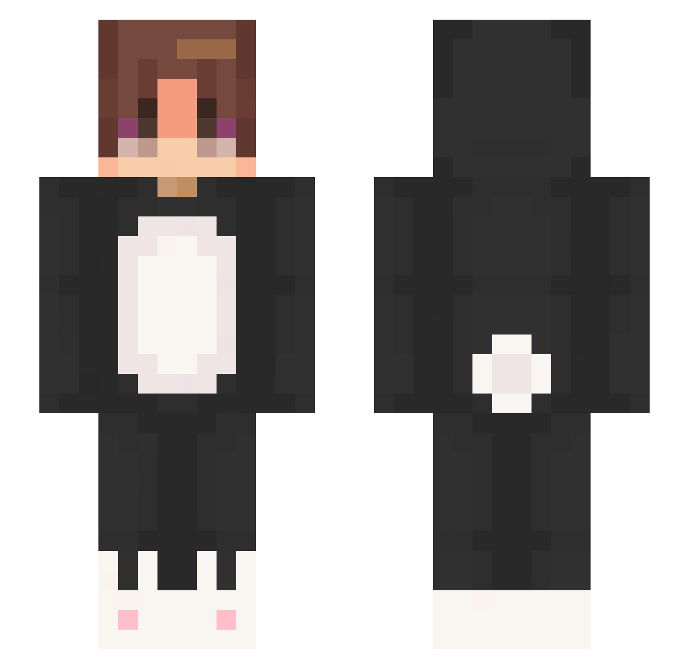 CovertOps Minecraft skin, front and back view