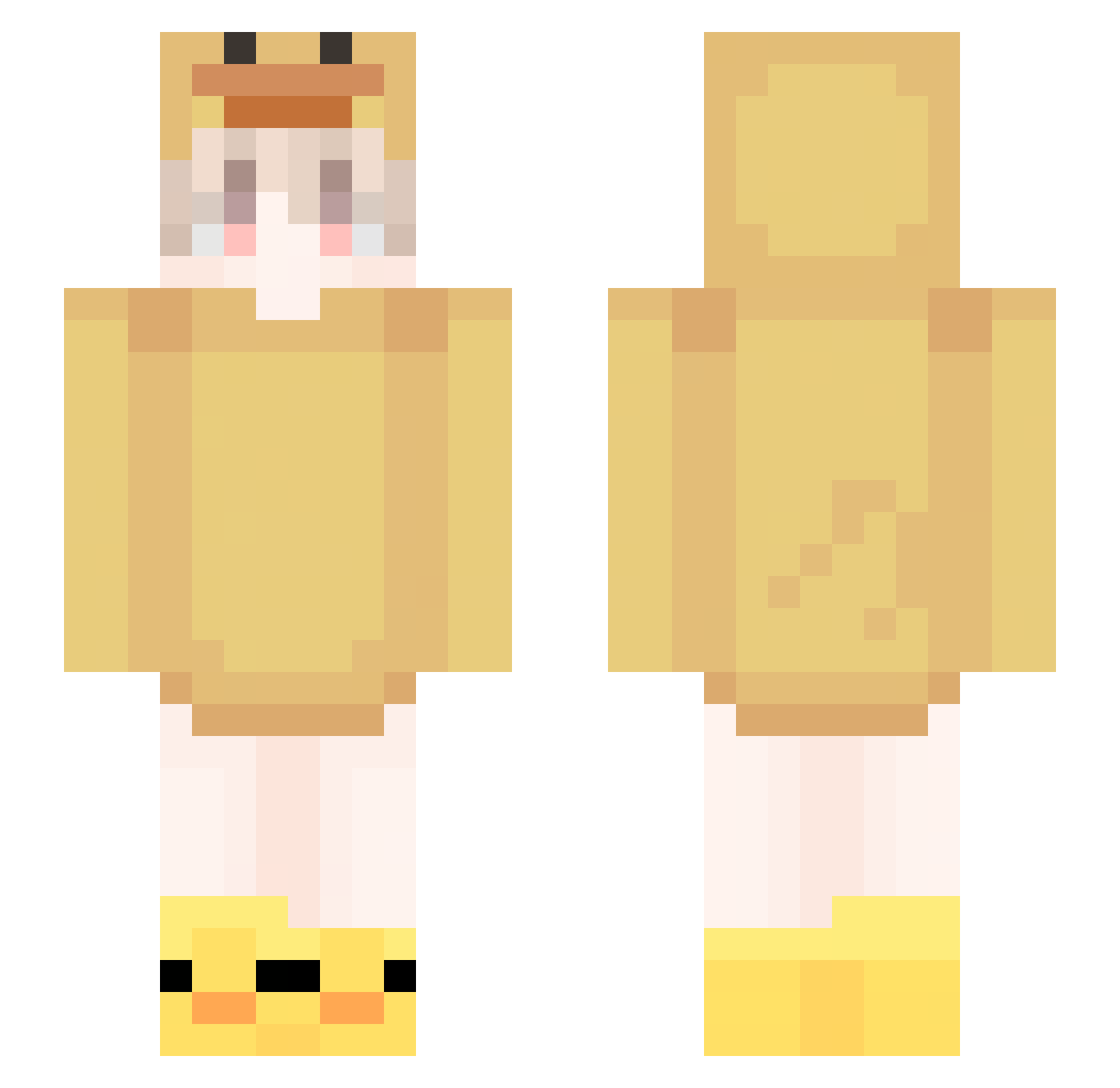 gorkxx_ Minecraft skin, front and back view