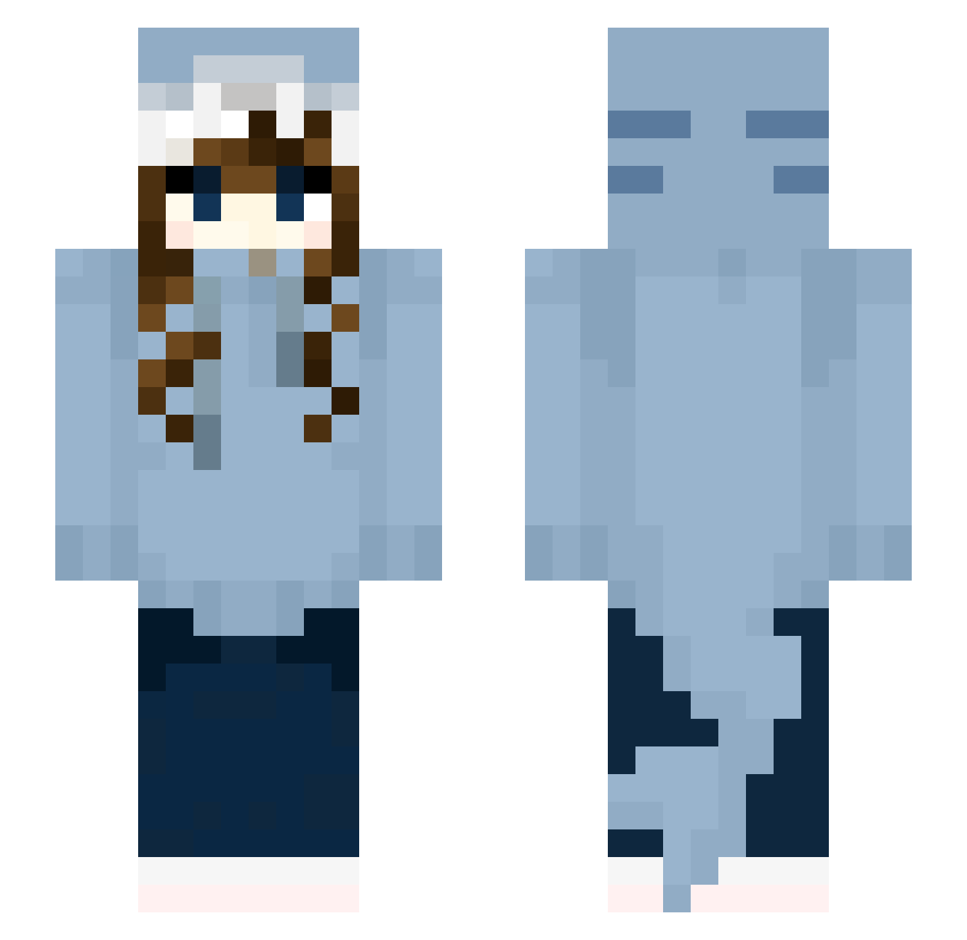 GummyMonster258 Minecraft skin, front and back view