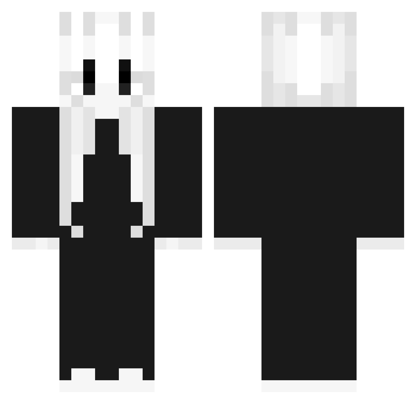 prosek1895 Minecraft skin, front and back view