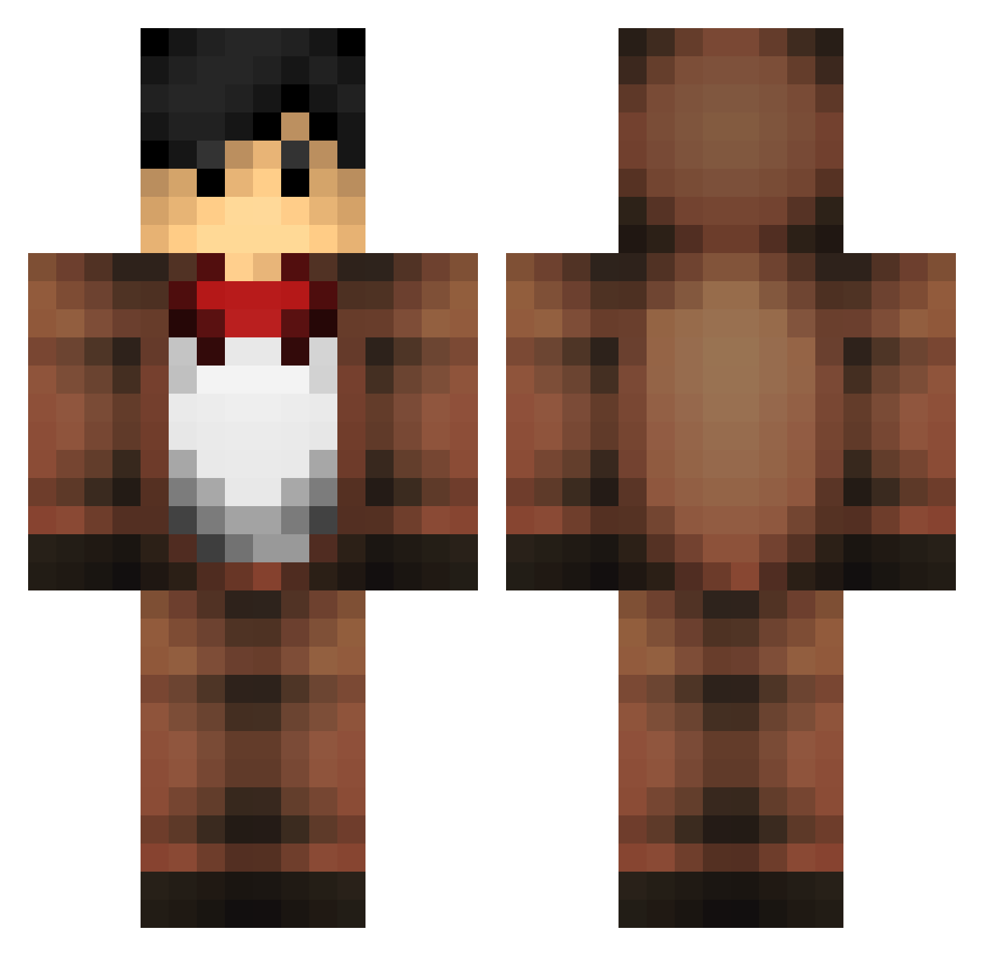 TwiNoX_ Minecraft skin, front and back view