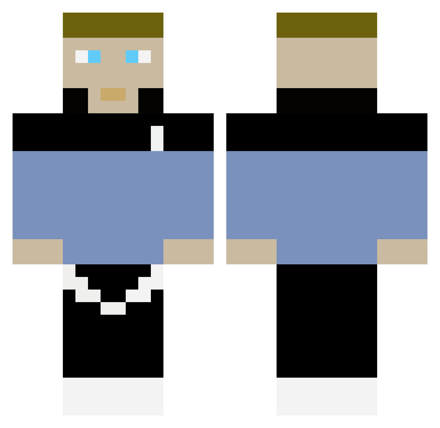 simonix4533 Minecraft skin, front and back view