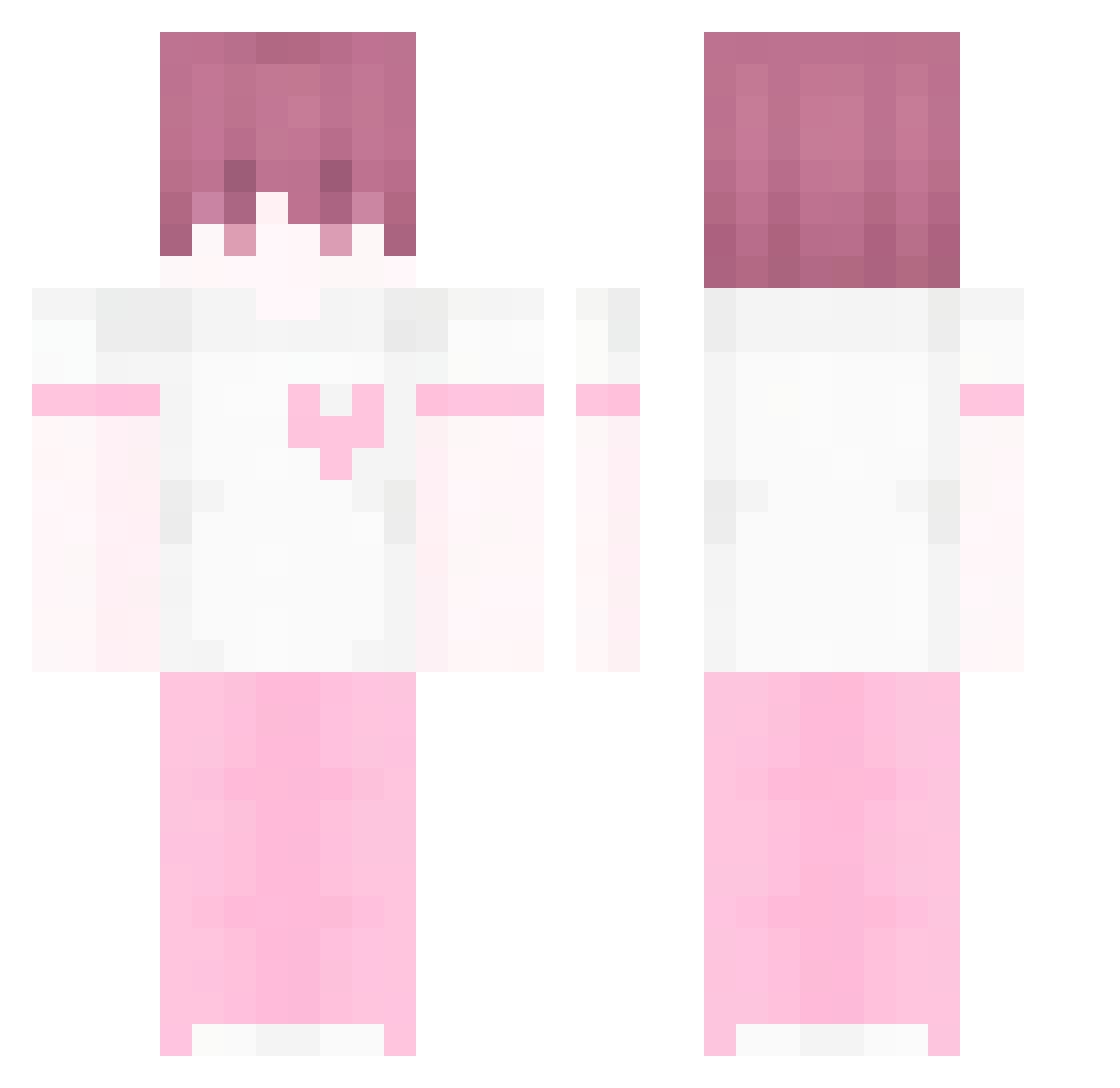 Sy_Boulette Minecraft skin, front and back view