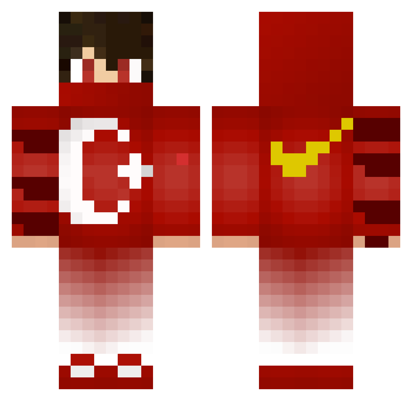 DarkLords1 Minecraft skin, front and back view