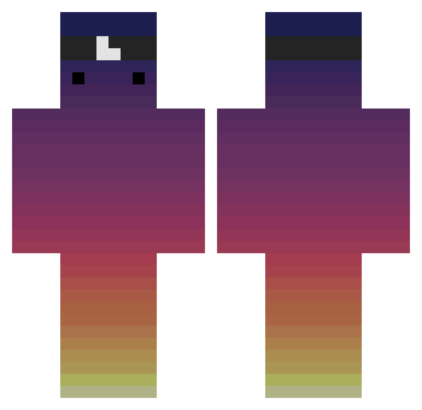 Sa1vador_ Minecraft skin, front and back view