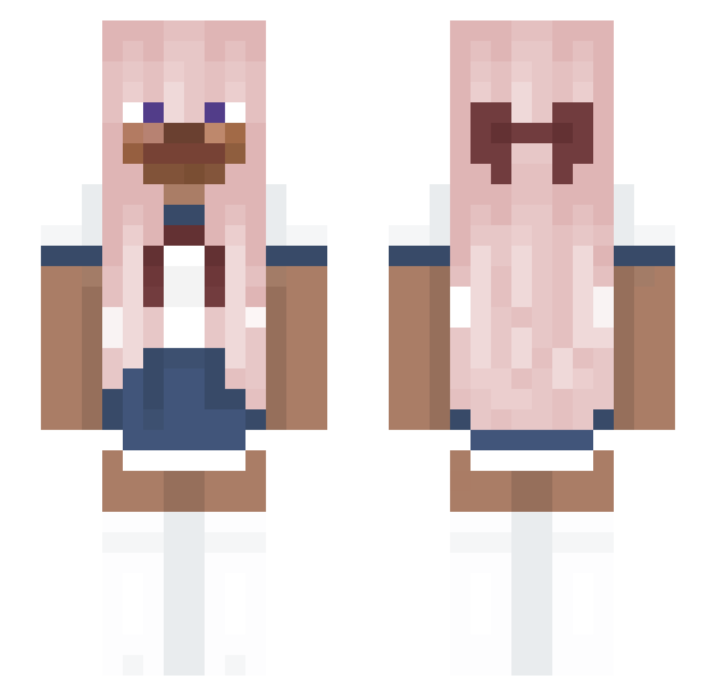 Ploop_ Minecraft skin, front and back view
