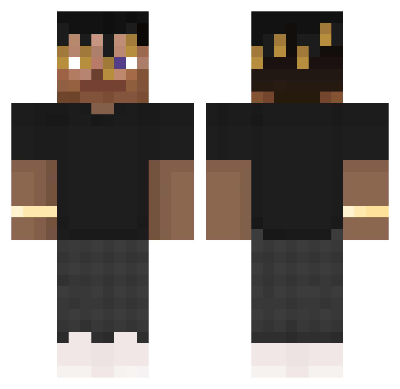 SEIYAN03 Minecraft skin, front and back view