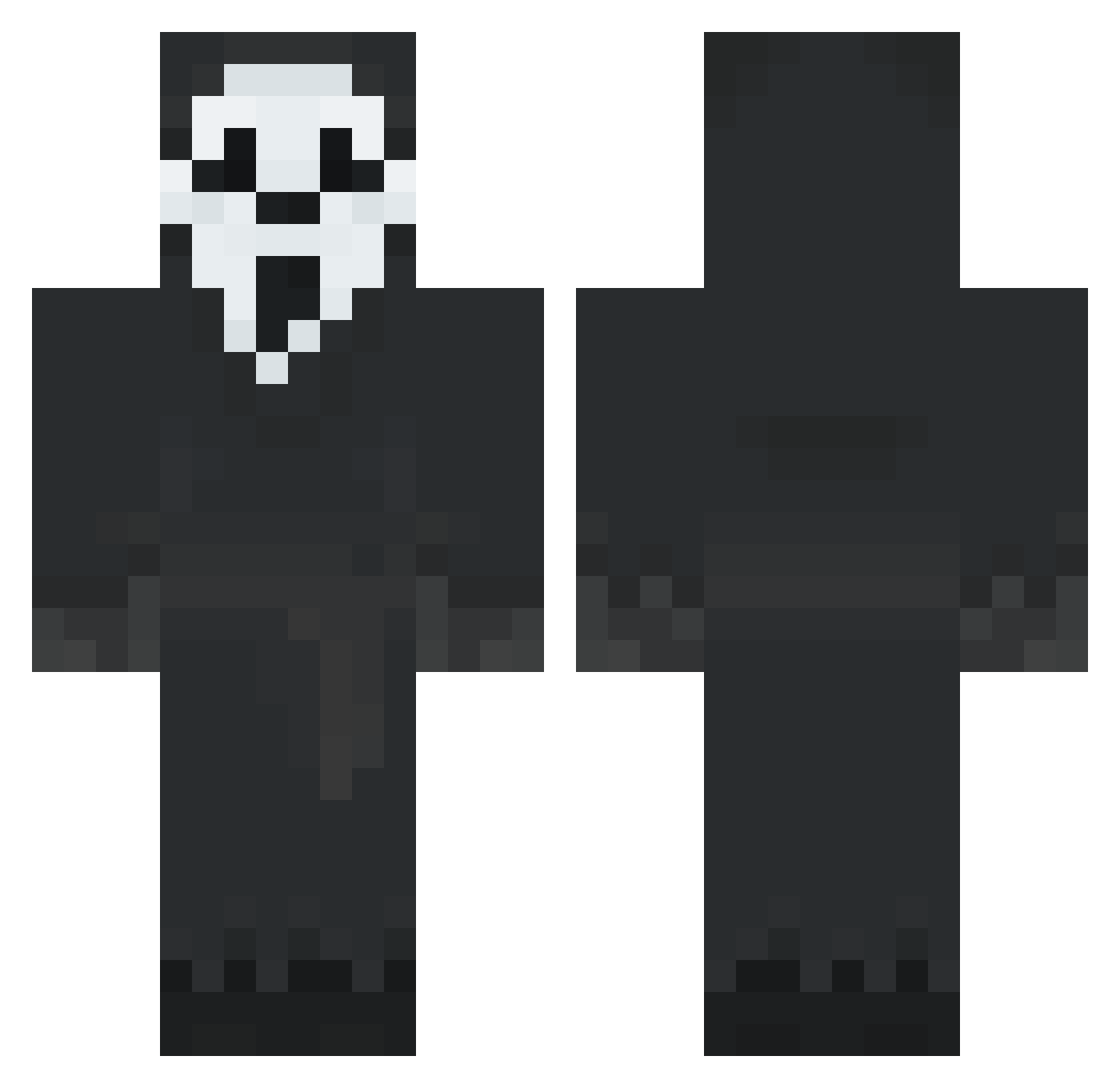 xdtilo Minecraft skin, front and back view