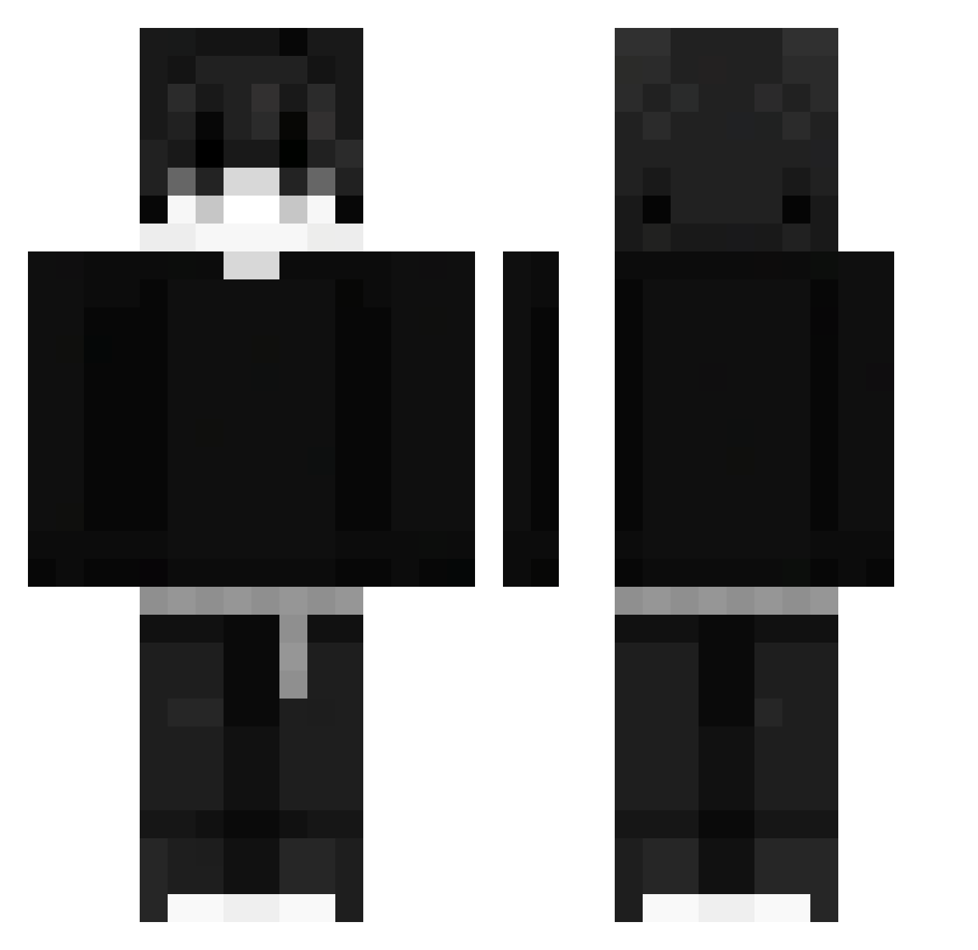 seiky90 Minecraft skin, front and back view