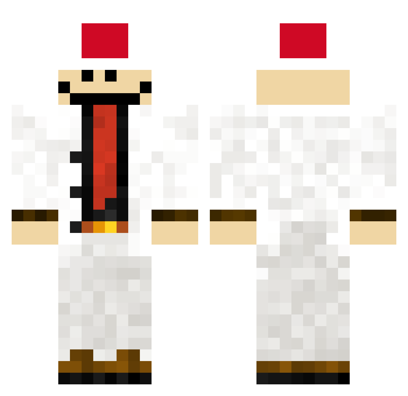 wilgoten Minecraft skin, front and back view