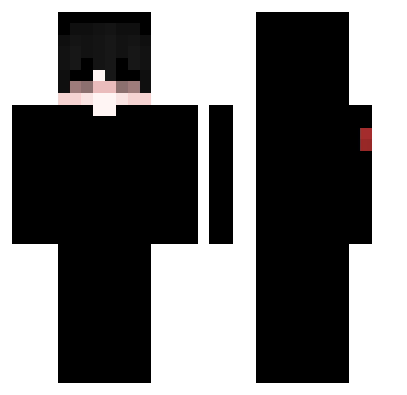 vStefqnn Minecraft skin, front and back view