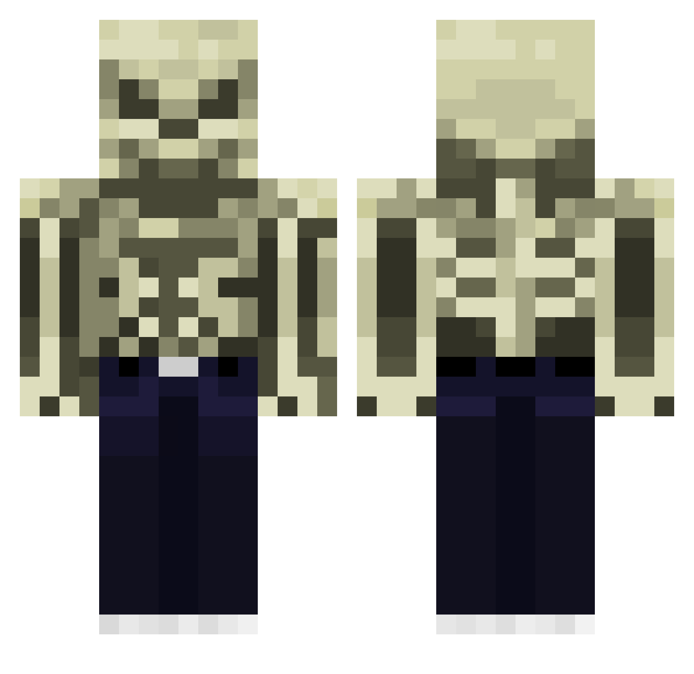 tankstank1 Minecraft skin, front and back view