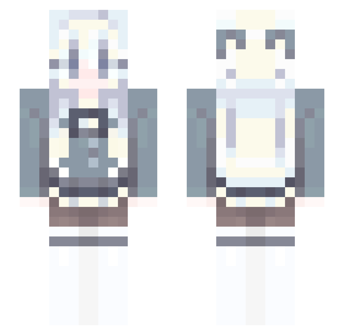 rjsdn0402 Minecraft skin, front and back view