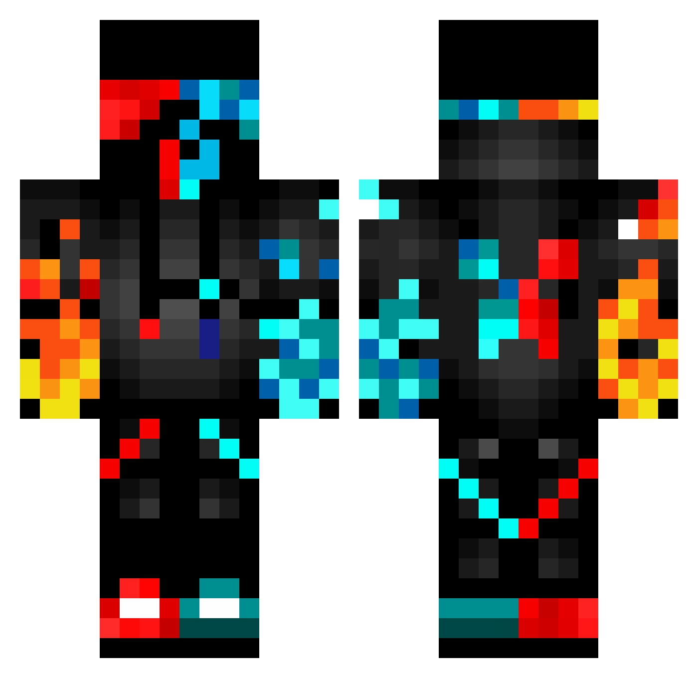 sirtimminealot Minecraft skin, front and back view