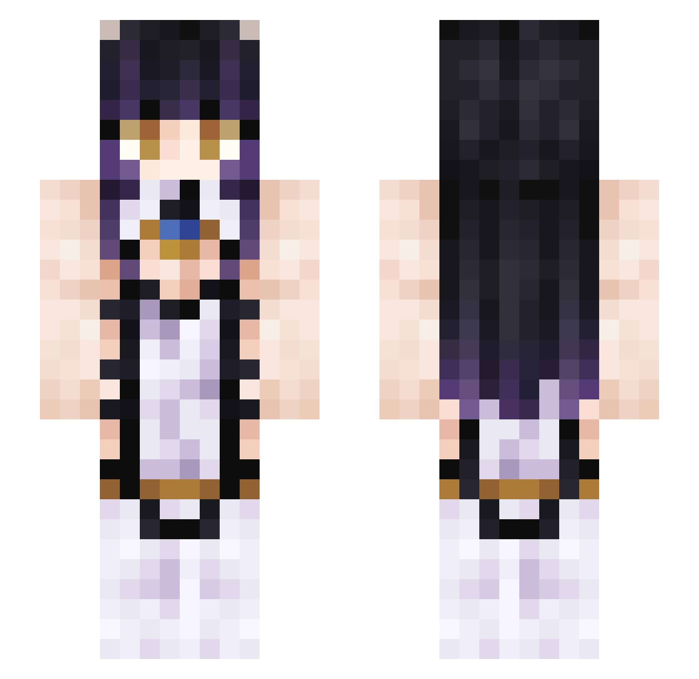 ReCollection_1 Minecraft skin, front and back view