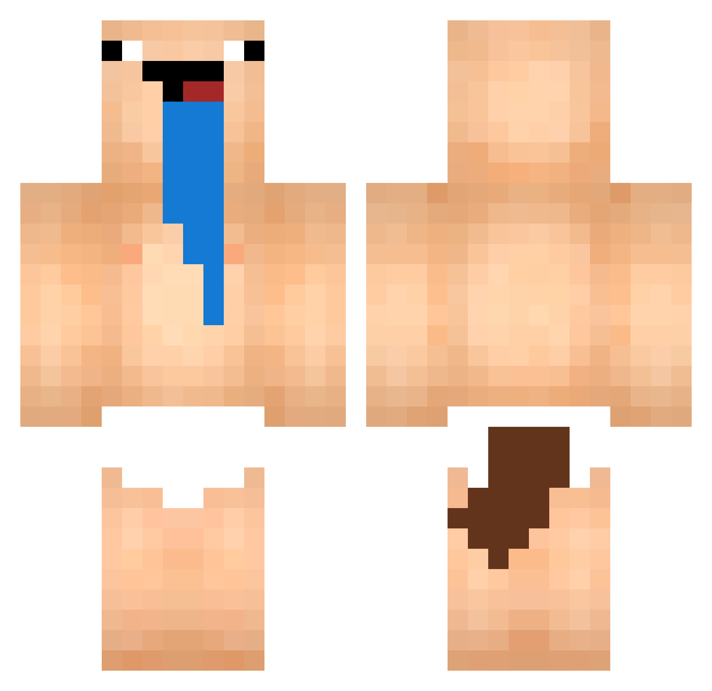 svdgoon Minecraft skin, front and back view