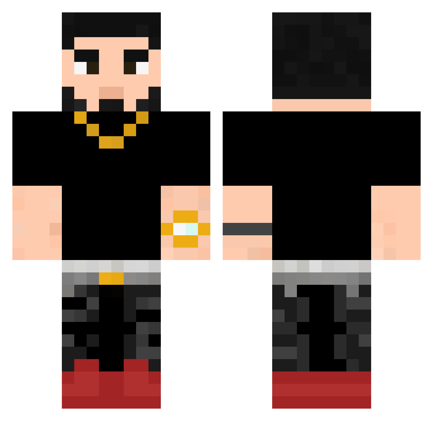 __raando__ Minecraft skin, front and back view