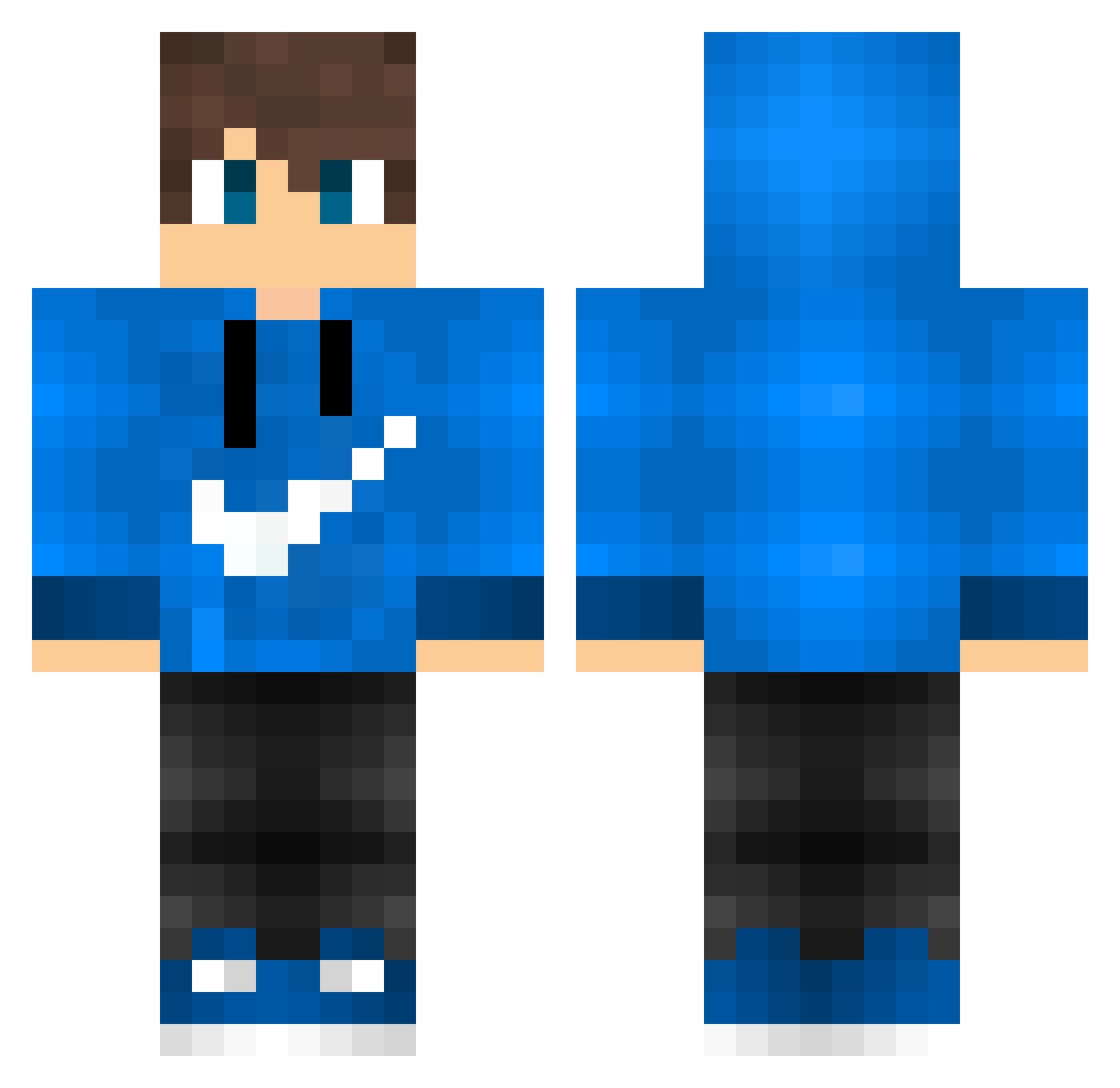 Szymon_207 Minecraft skin, front and back view