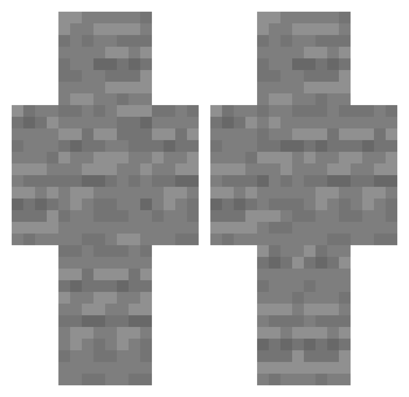 trxjunjun Minecraft skin, front and back view